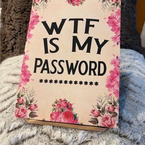 Floral Password Journal